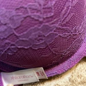 Xhileration intimates brand, purple racer back bra, super comfy. Size 34B